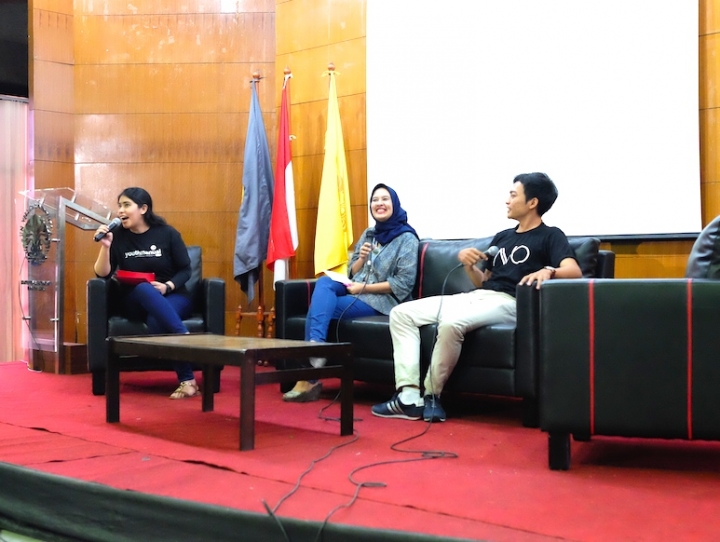 Flashback Versi Psikolog Najelaa Shihab dan CEO Belia Anugrah Pakerti di Youthmanual Rise Up Event